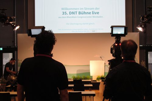 Kameramänner im Live Stream Deutscher Naturschutztag